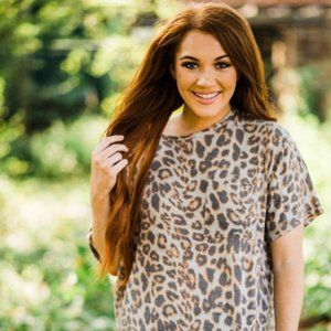 Carried Away Leopard Top